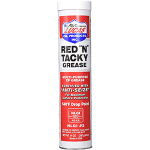 Lucas 14.5 Oz Multi-Purpose Red & Tacky Grease - Fuels, Oils & Lubricants